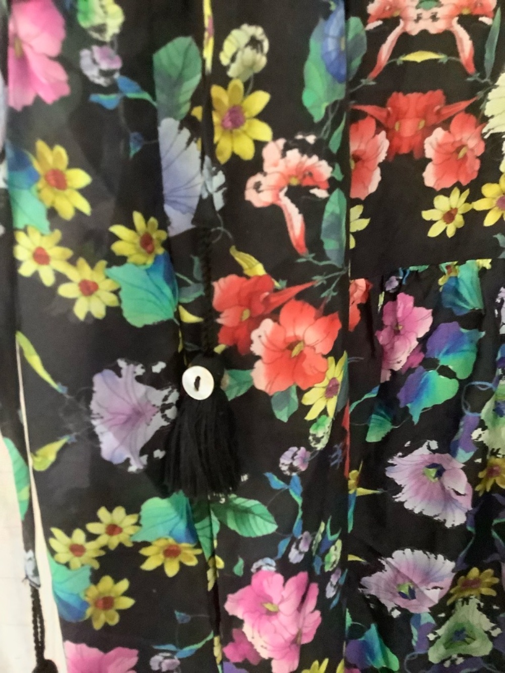 Johnny Was 100% silk XXL floral dress - Picture 8 of 8